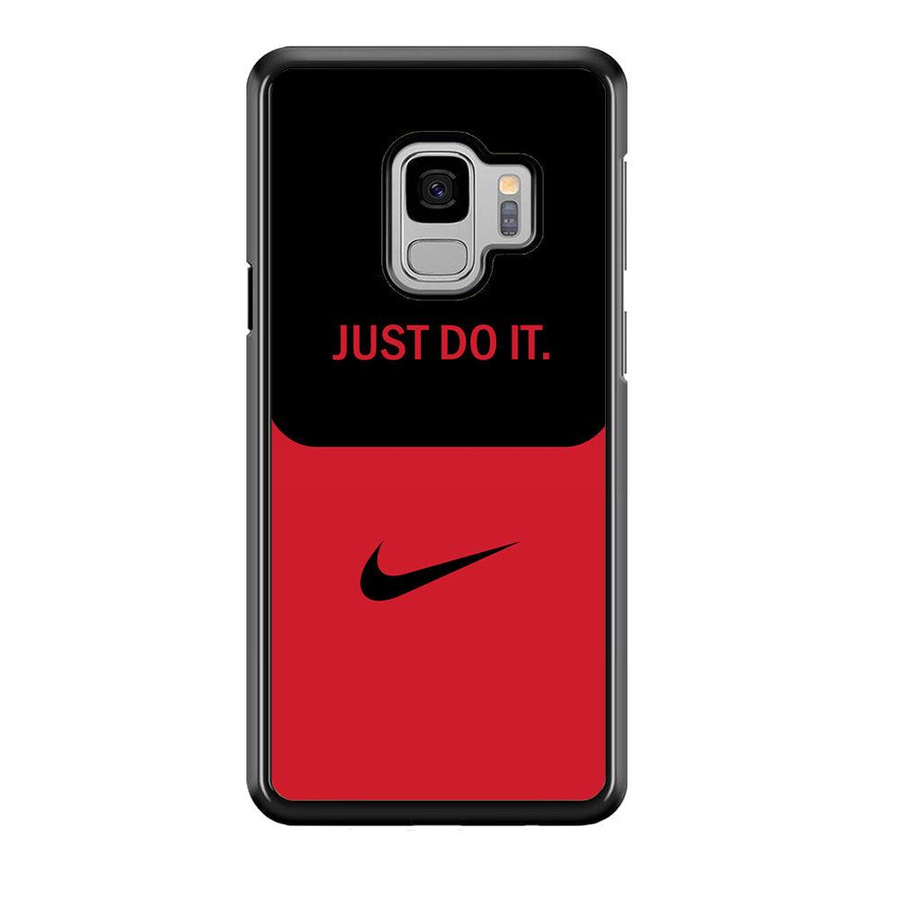 Nike Split in Style Samsung Galaxy S9 Case-Rubber Black (2D Case)-Oxvistore