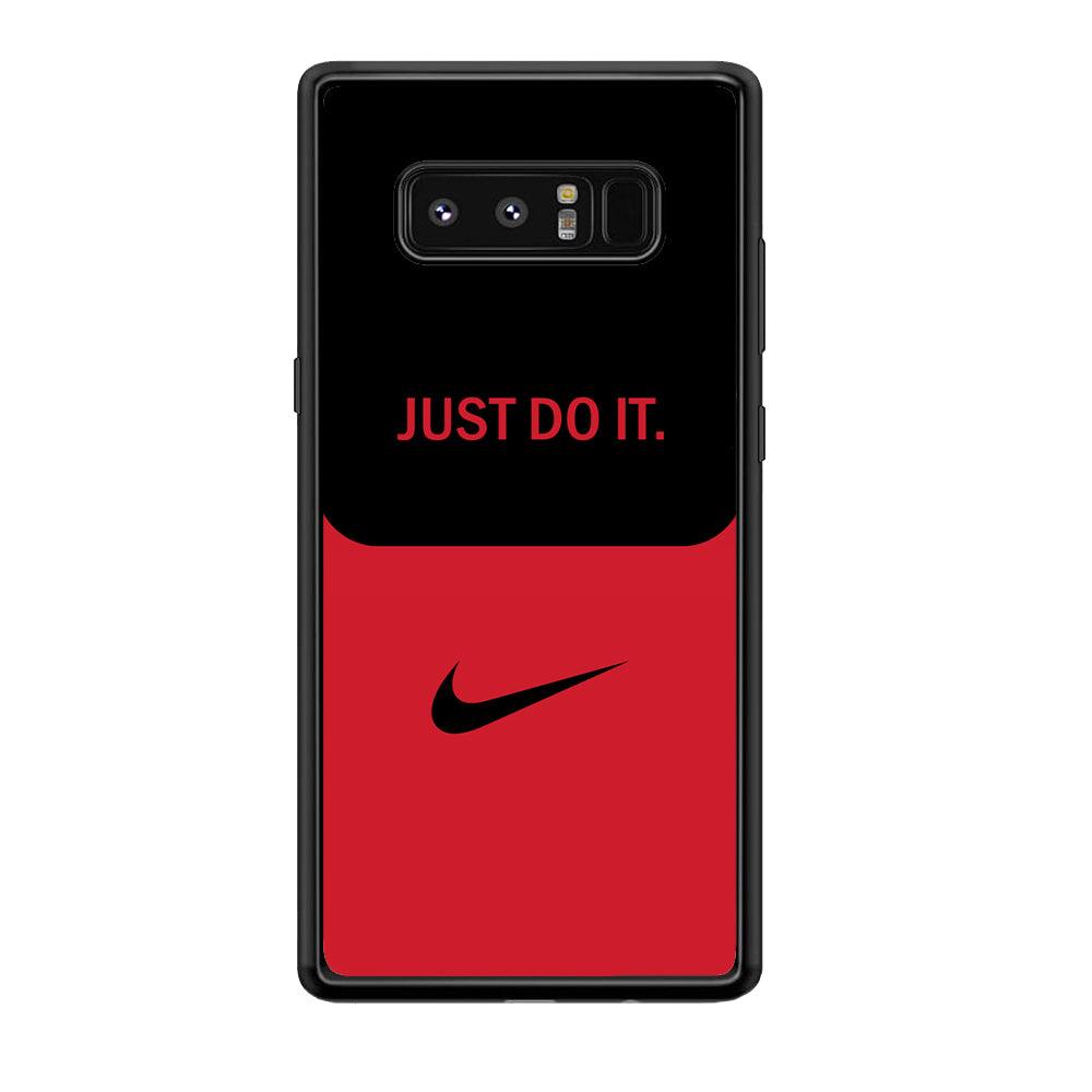 Nike Split in Style Samsung Galaxy Note 8 Case-Rubber Black (2D Case)-Oxvistore