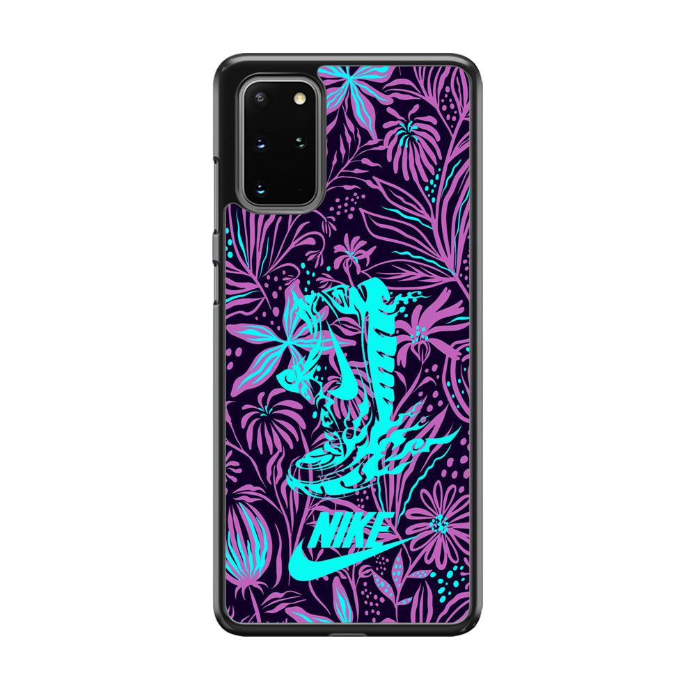 Nike Trial Forest Trip Samsung Galaxy S20 Plus Case-Rubber Black (2D Case)-Oxvistore