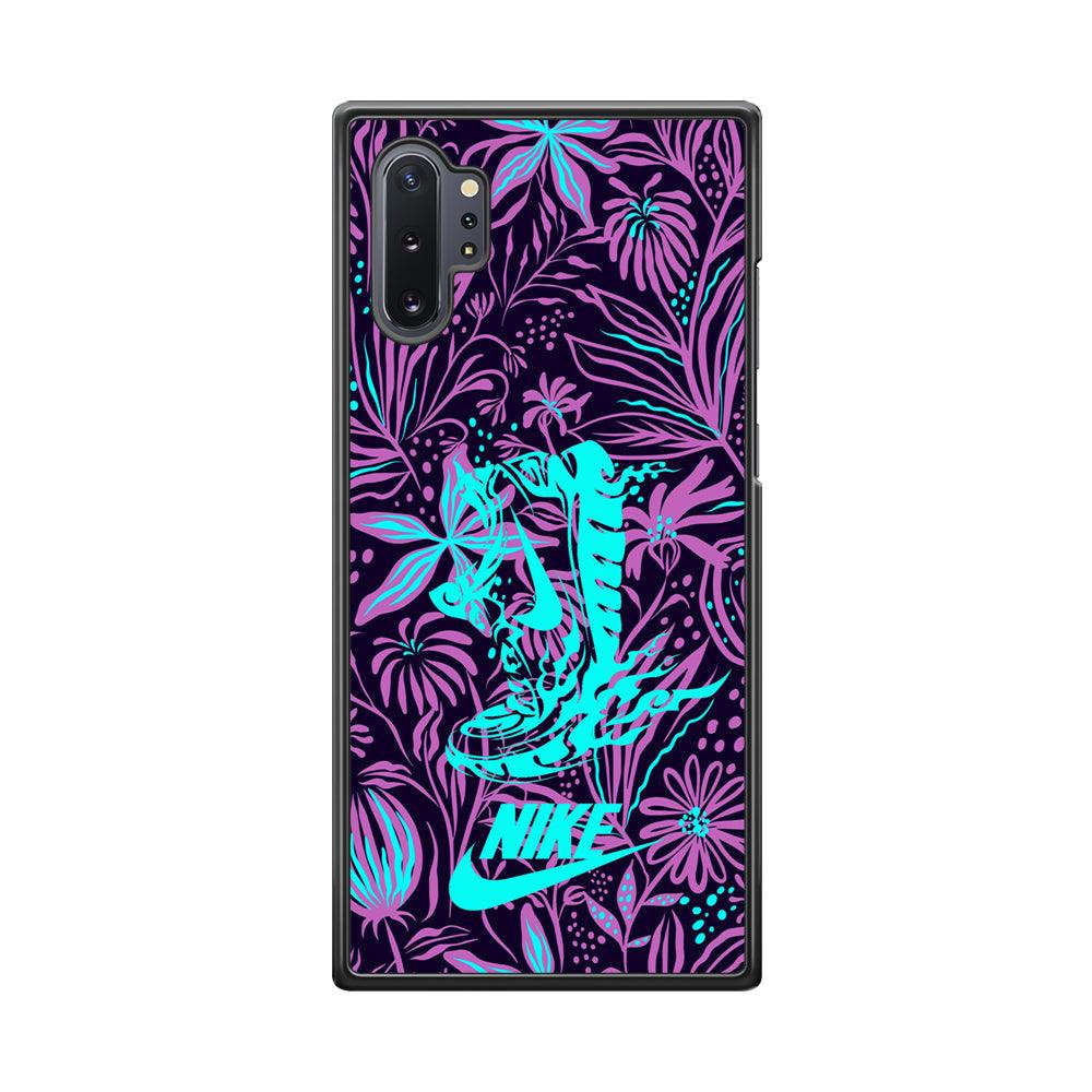 Nike Trial Forest Trip Samsung Galaxy Note 10 Plus Case-Rubber Black (2D Case)-Oxvistore