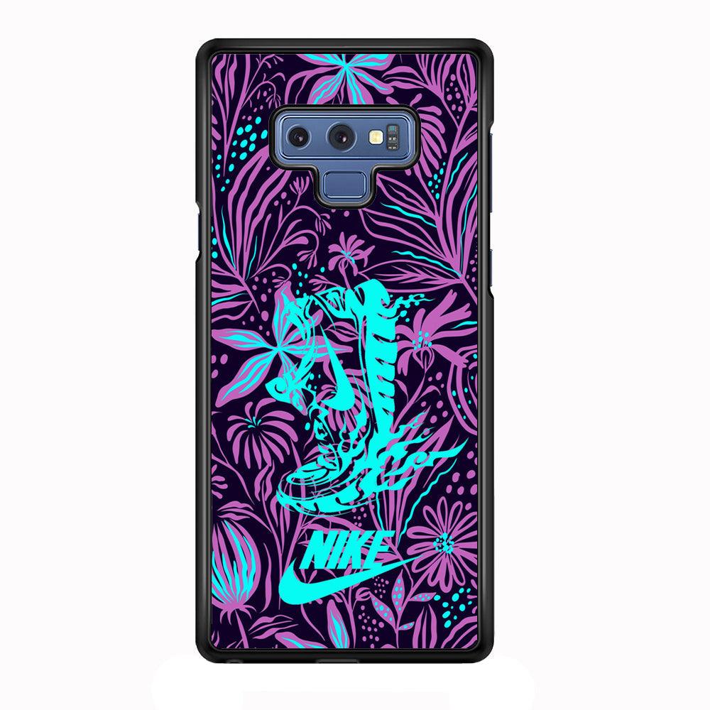 Nike Trial Forest Trip Samsung Galaxy Note 9 Case-Rubber Black (2D Case)-Oxvistore