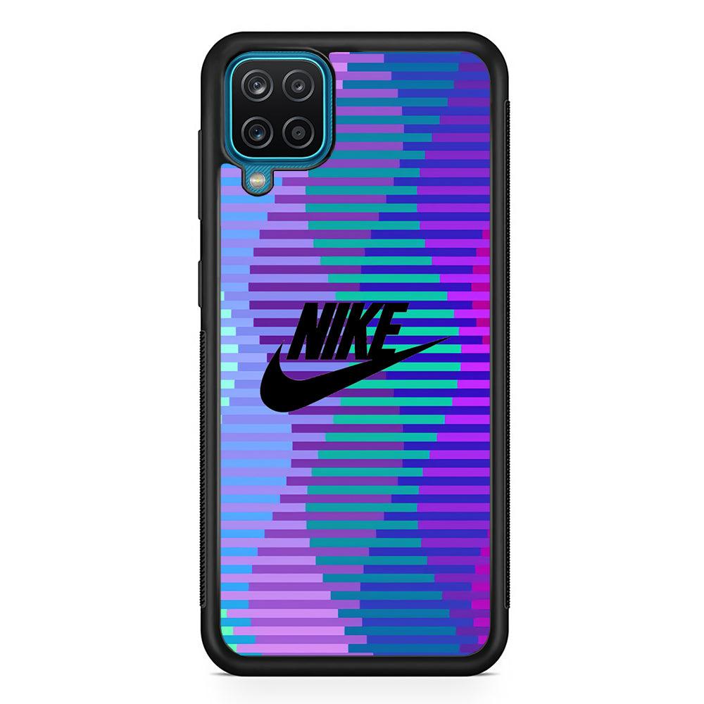 Nike Waving Life Samsung Galaxy A12 Case-Rubber Black (2D Case)-Oxvistore