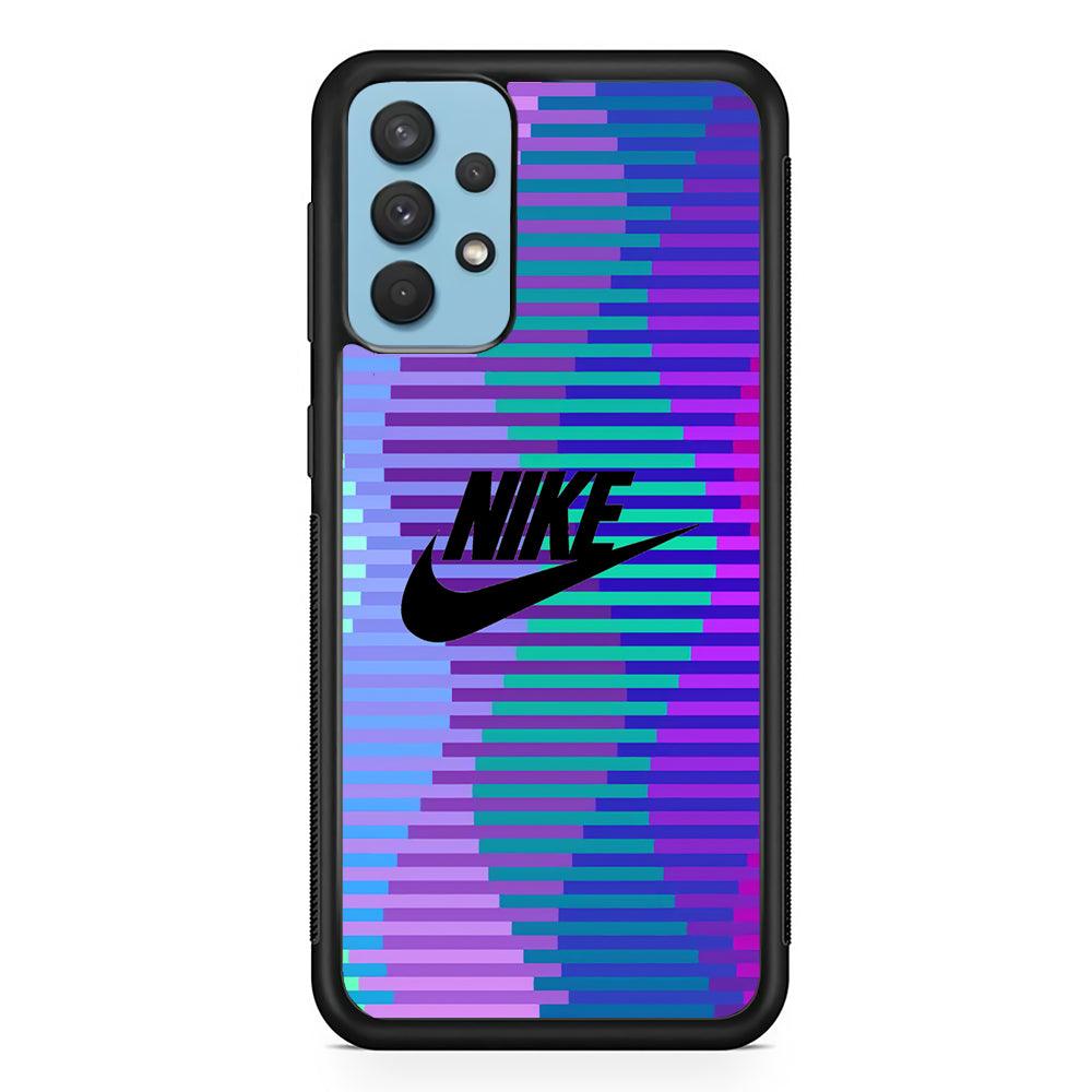 Nike Waving Life Samsung Galaxy A32 Case-Rubber Black (2D Case)-Oxvistore