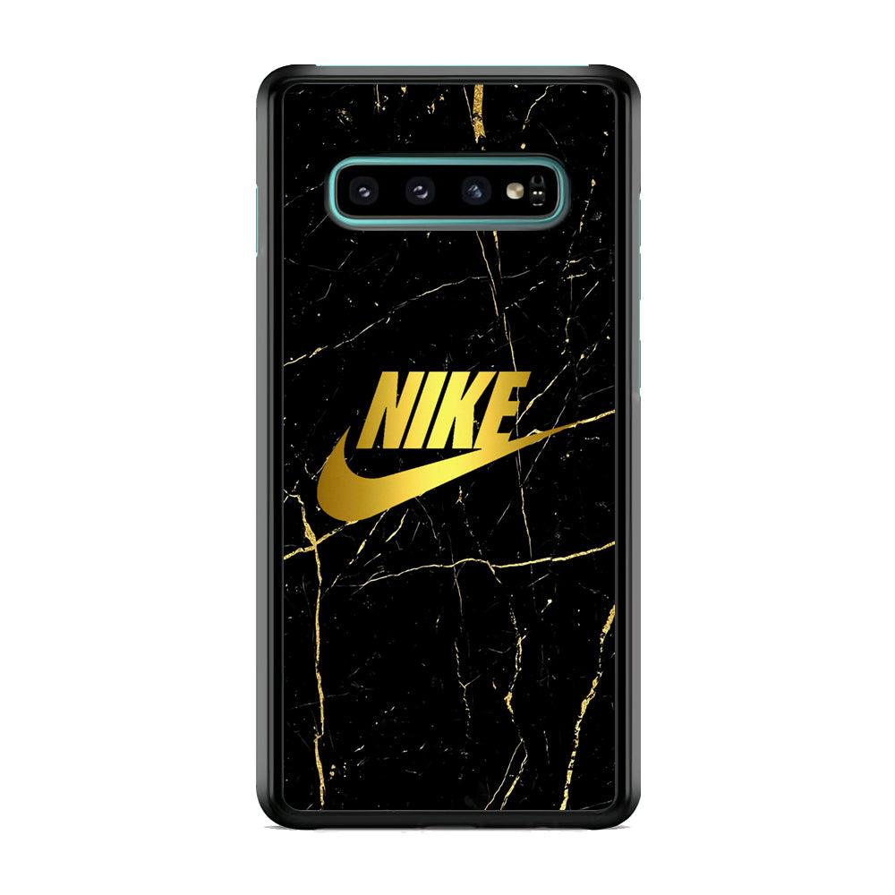 Nike World Jewelry Samsung Galaxy S10 Case-Rubber Black (2D Case)-Oxvistore