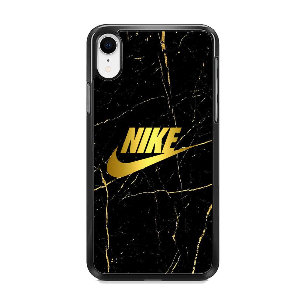 Nike World Jewelry iPhone XR Case-Rubber Black (2D Case)-Oxvistore