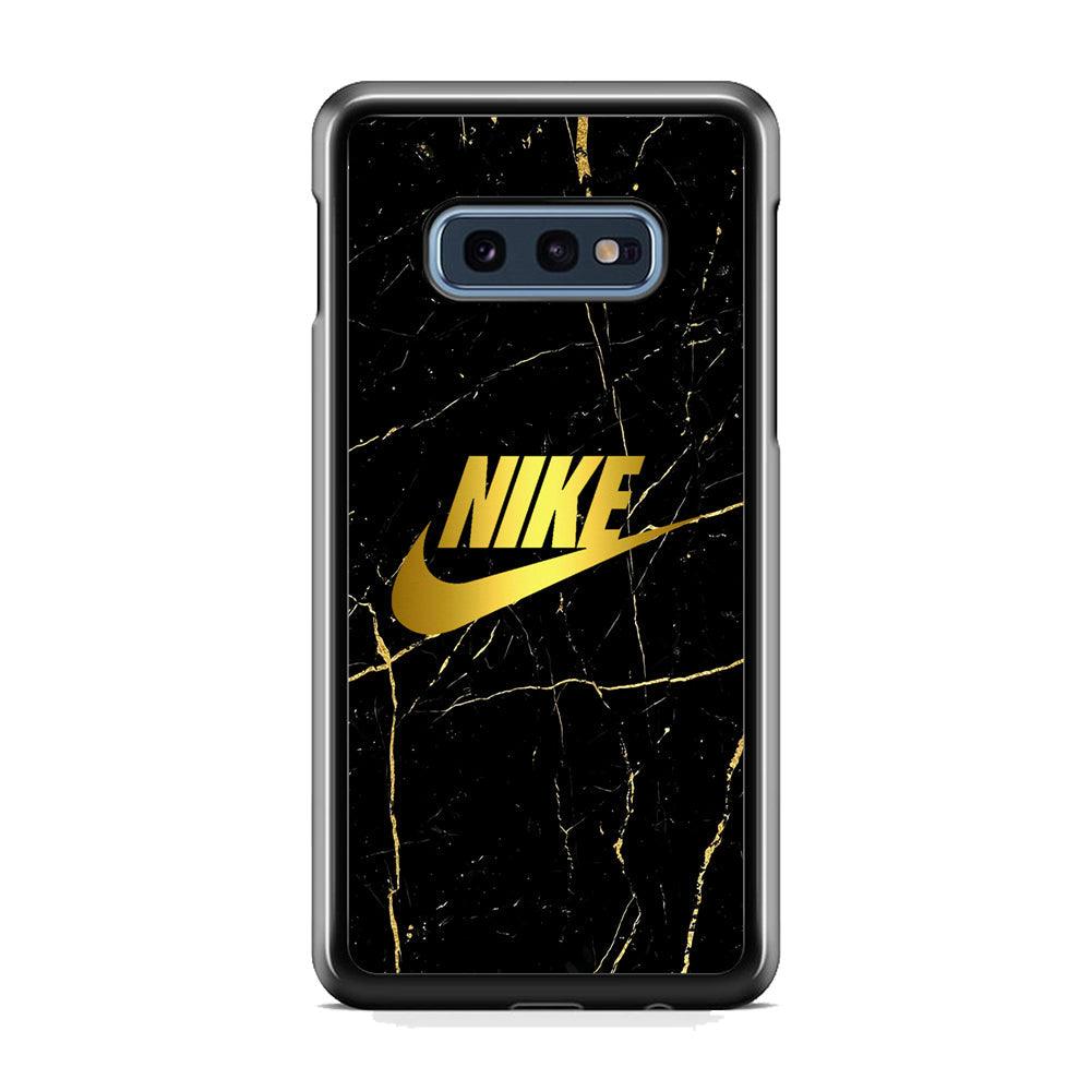 Nike World Jewelry Samsung Galaxy S10E Case-Rubber Black (2D Case)-Oxvistore