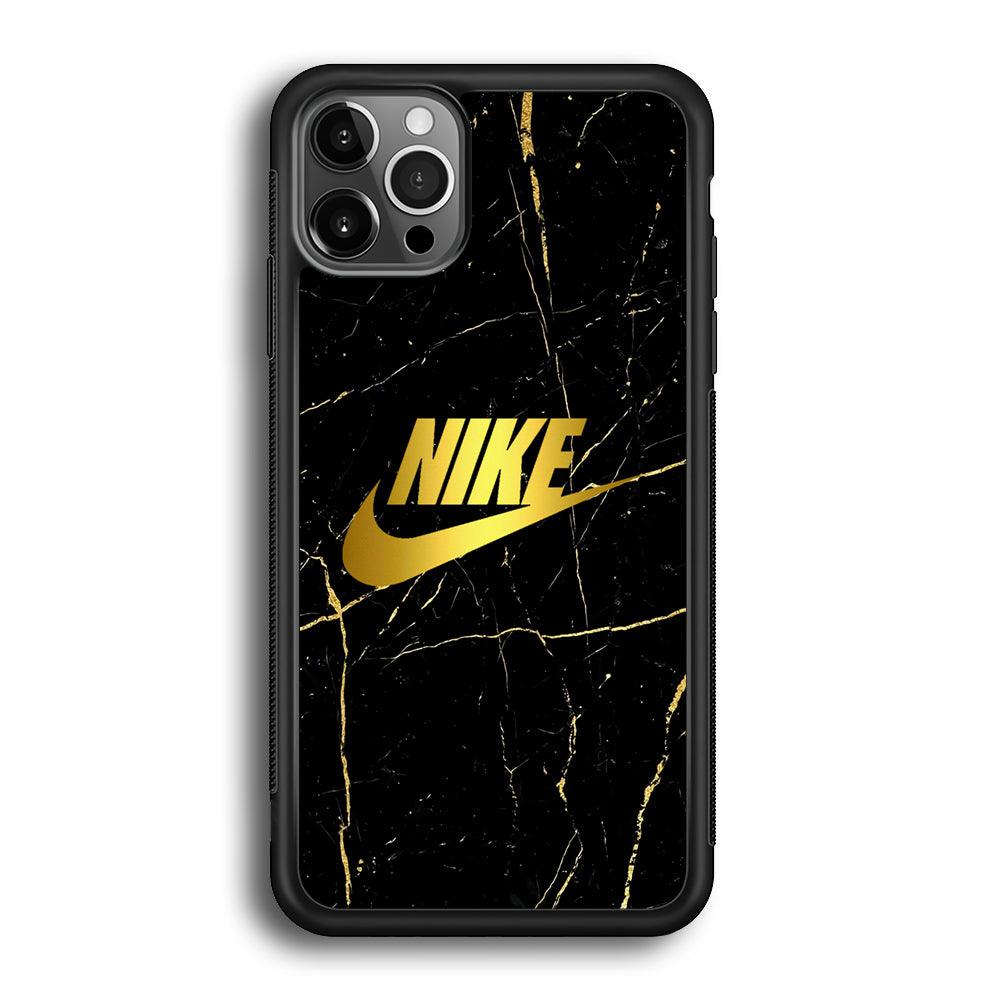 Nike World Jewelry iPhone 12 Pro Case-Rubber Black (2D Case)-Oxvistore