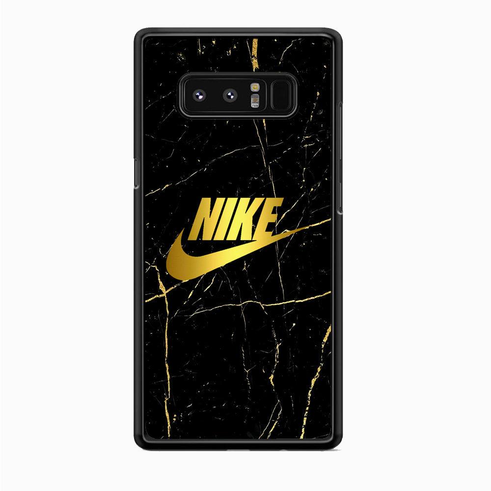 Nike World Jewelry Samsung Galaxy Note 8 Case-Rubber Black (2D Case)-Oxvistore