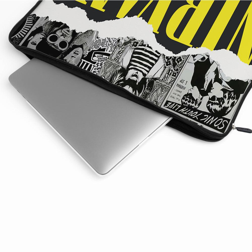 Nirvana Collage Storage Laptop Sleeve Protective Cover-Oxvistore