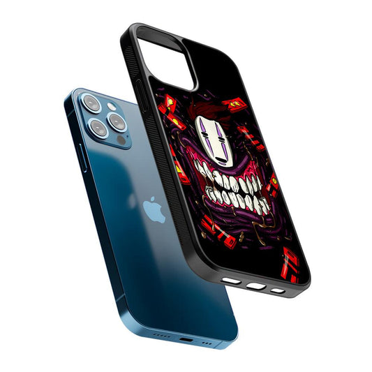 No Face In Spirited Away 2D Rubber Phone Case-Oxvistore