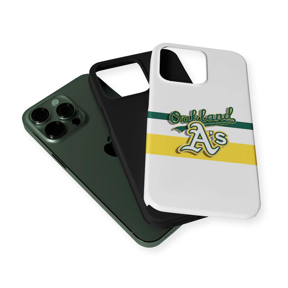 Oakland Athletics Logo 2 in 1 Tough Phone Case-Oxvistore