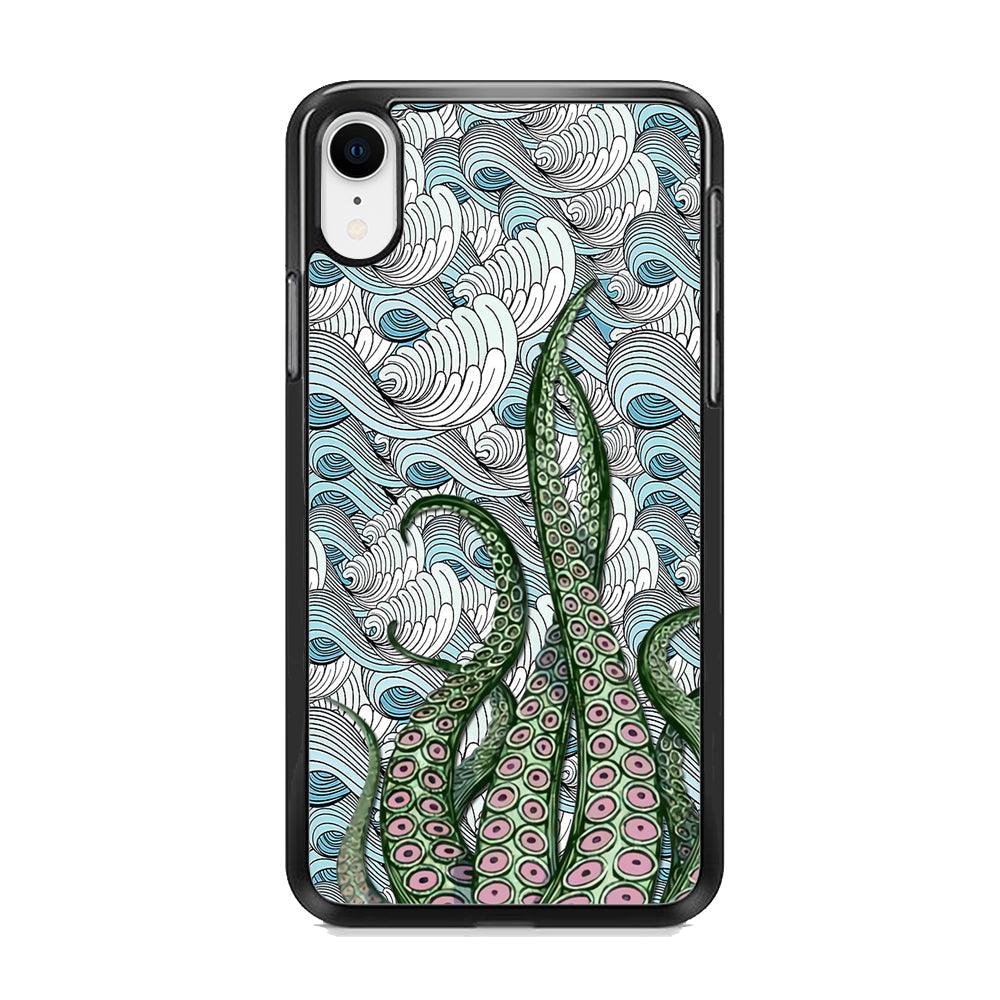 Octopus Exodus iPhone XR Case-Tempered Glass Case-Oxvistore