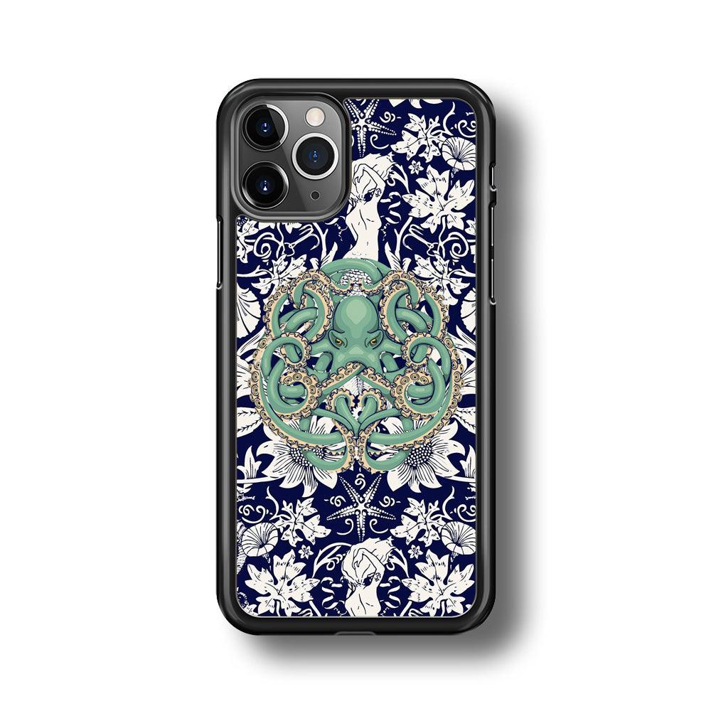 Octopus Ocean Grip iPhone 11 Pro Max Case-Rubber Black (2D Case)-Oxvistore