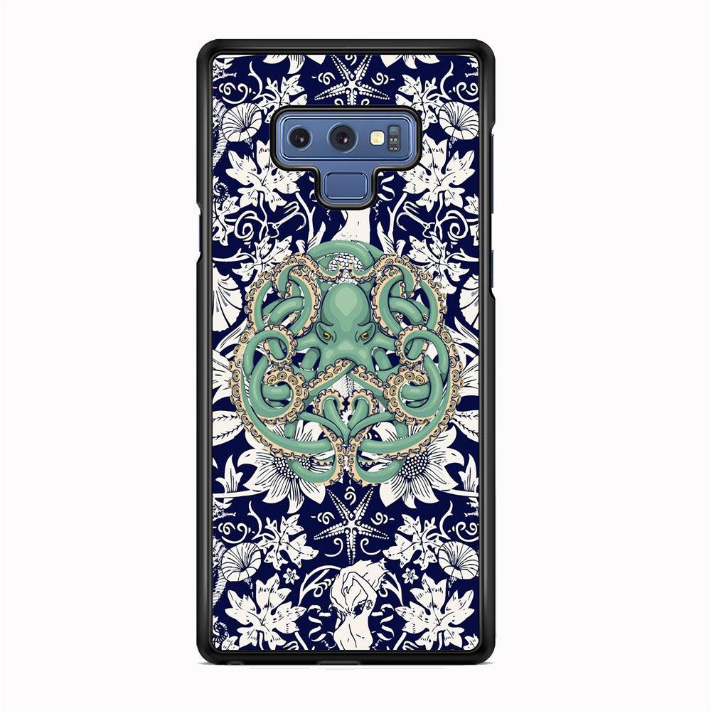 Octopus Ocean Grip Samsung Galaxy Note 9 Case-Rubber Black (2D Case)-Oxvistore