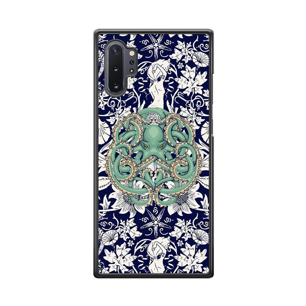 Octopus Ocean Grip Samsung Galaxy Note 10 Plus Case-Rubber Black (2D Case)-Oxvistore