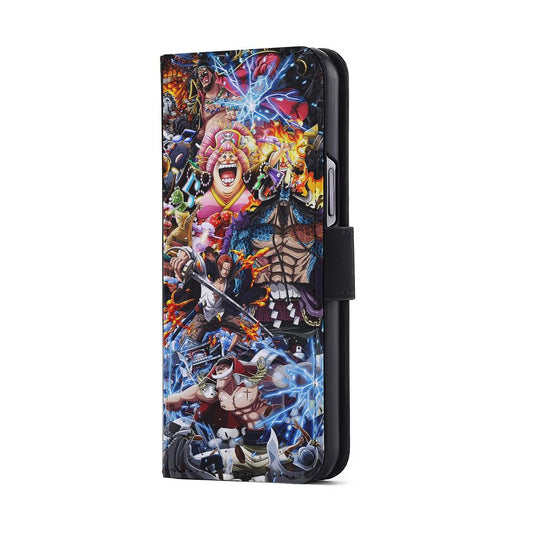 One Piece All Yonkou Flip Wallet Phone Case-Oxvistore