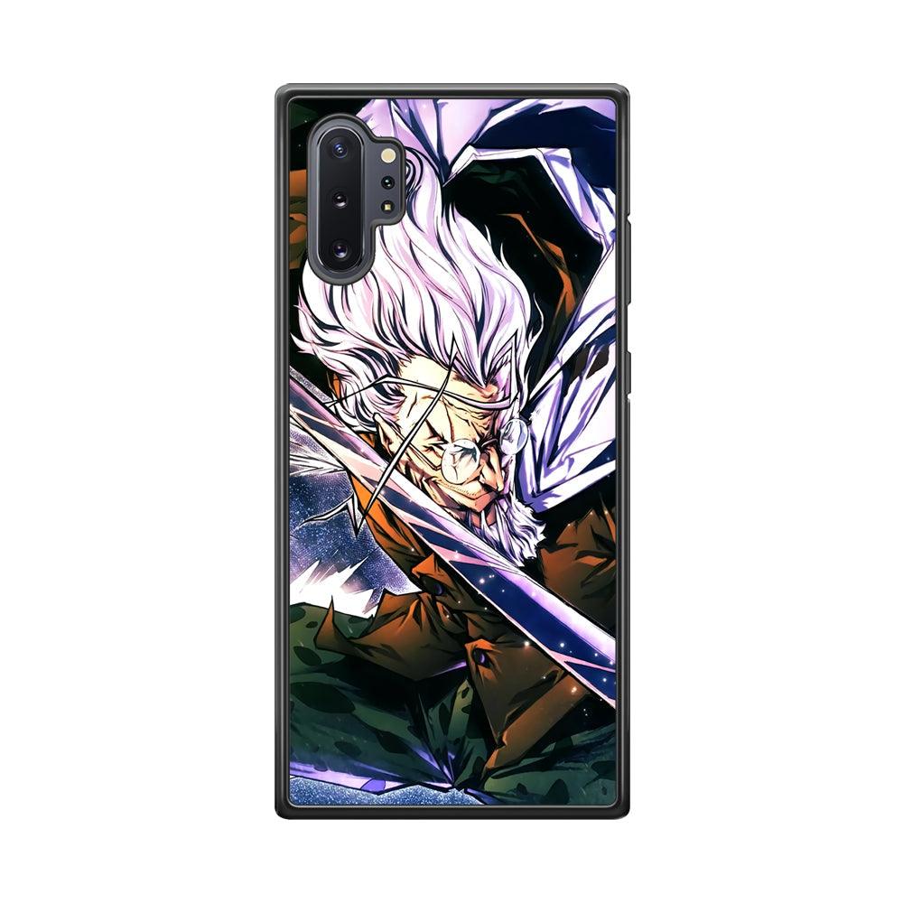 One Piece Dark King Rayleigh Samsung Galaxy Note 10 Plus Case-Rubber Black (2D Case)-Oxvistore