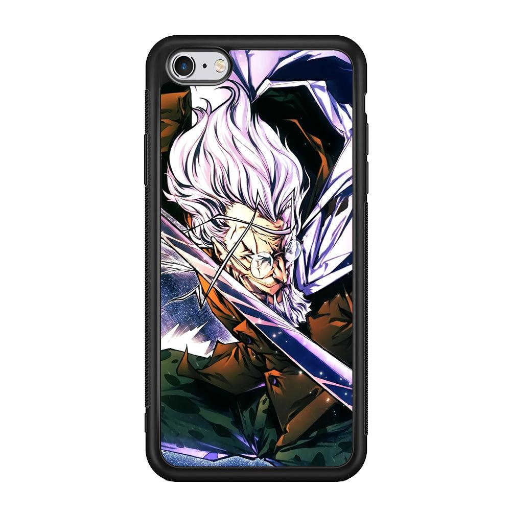 One Piece Dark King Rayleigh iPhone 6 Plus | 6s Plus Case-Rubber Black (2D Case)-Oxvistore