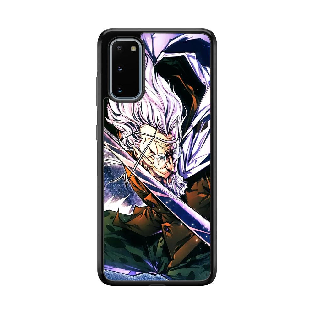 One Piece Dark King Rayleigh Samsung Galaxy S20 Case-Rubber Black (2D Case)-Oxvistore