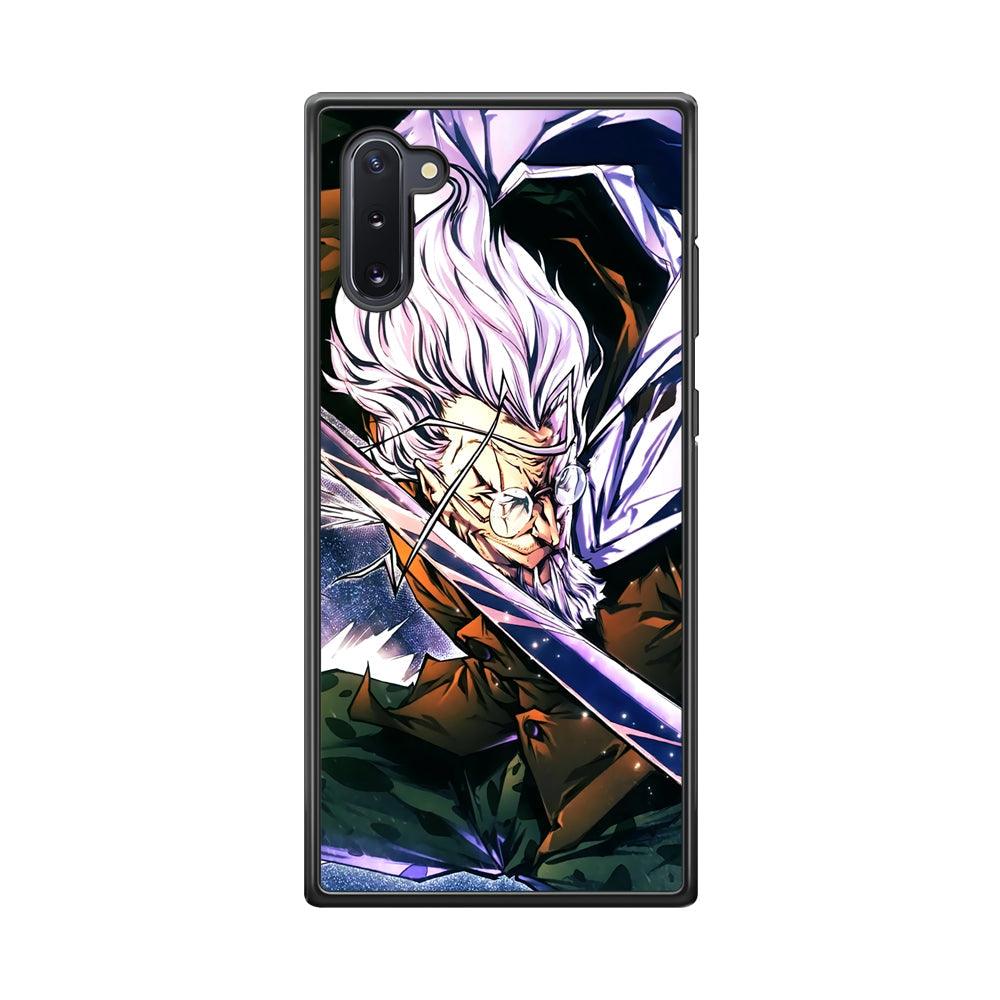 One Piece Dark King Rayleigh Samsung Galaxy Note 10 Case-Rubber Black (2D Case)-Oxvistore