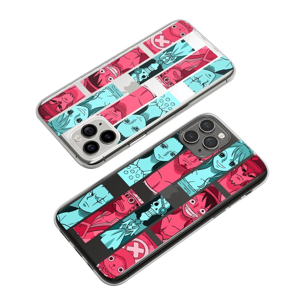 One Piece Family and Nakama Clear Soft Case-Oxvistore
