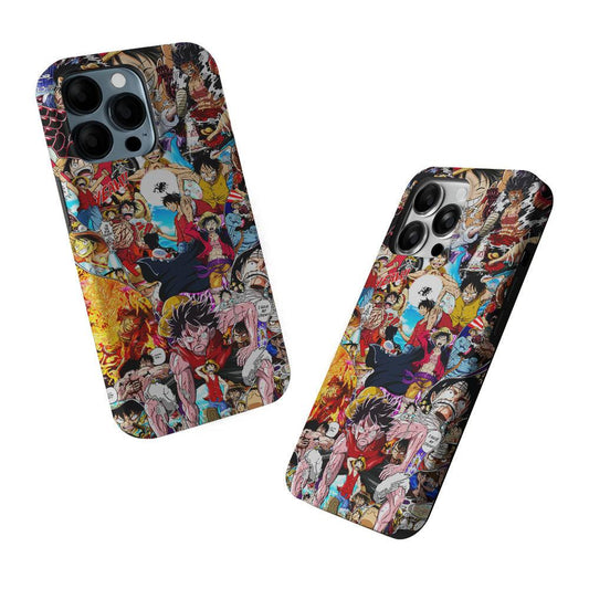 One Piece Luffy New World 2 in 1 Tough Phone Case-Oxvistore