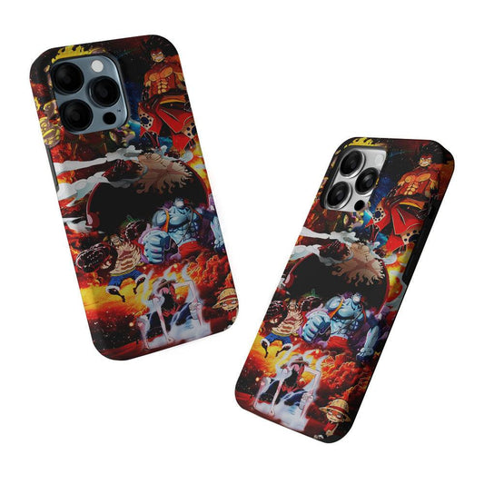One Piece Luffy Transformation 2 in 1 Tough Phone Case-Oxvistore