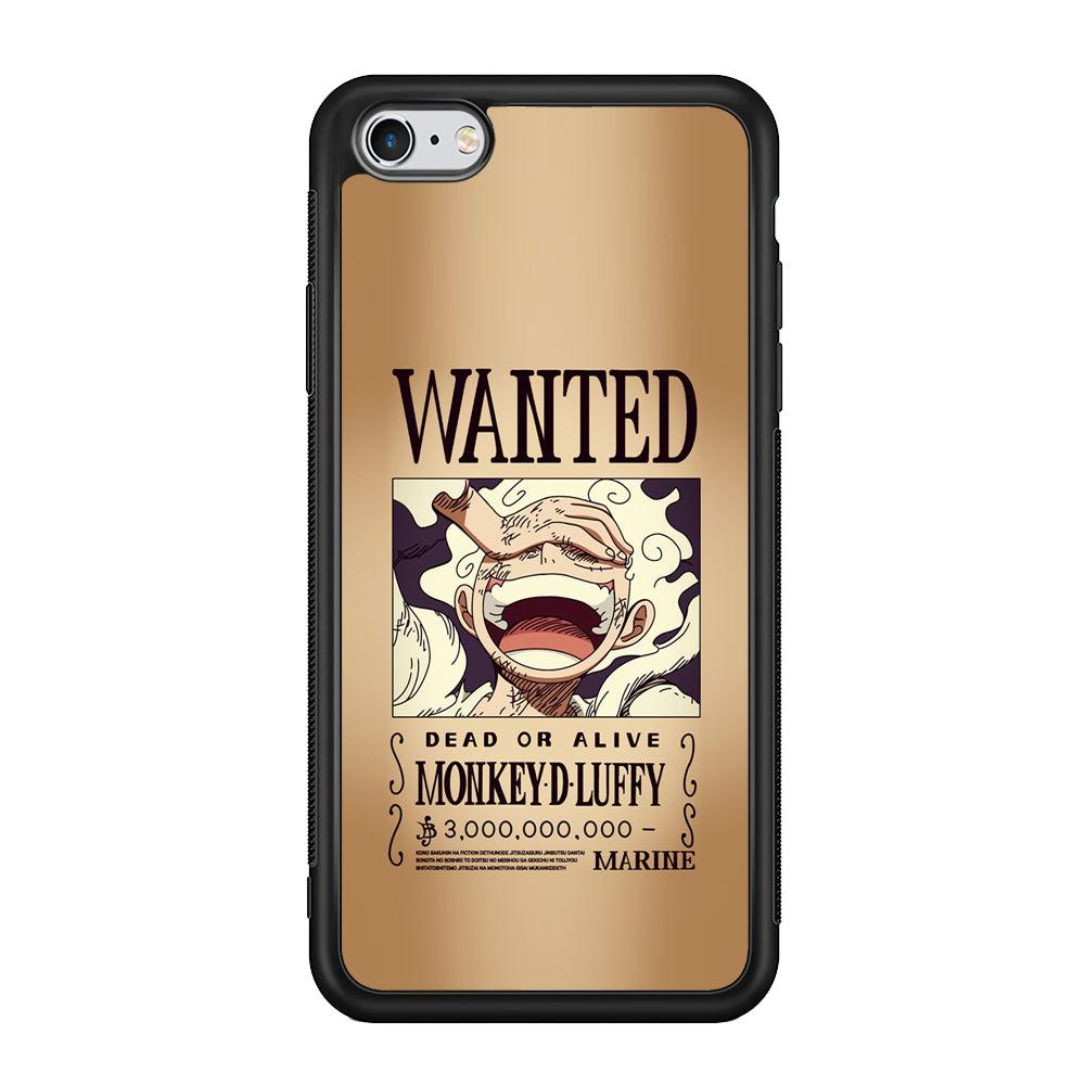 One Piece Luffy Yonkou's Bounty iPhone 6 Plus | 6s Plus Case-Rubber Black (2D Case)-Oxvistore