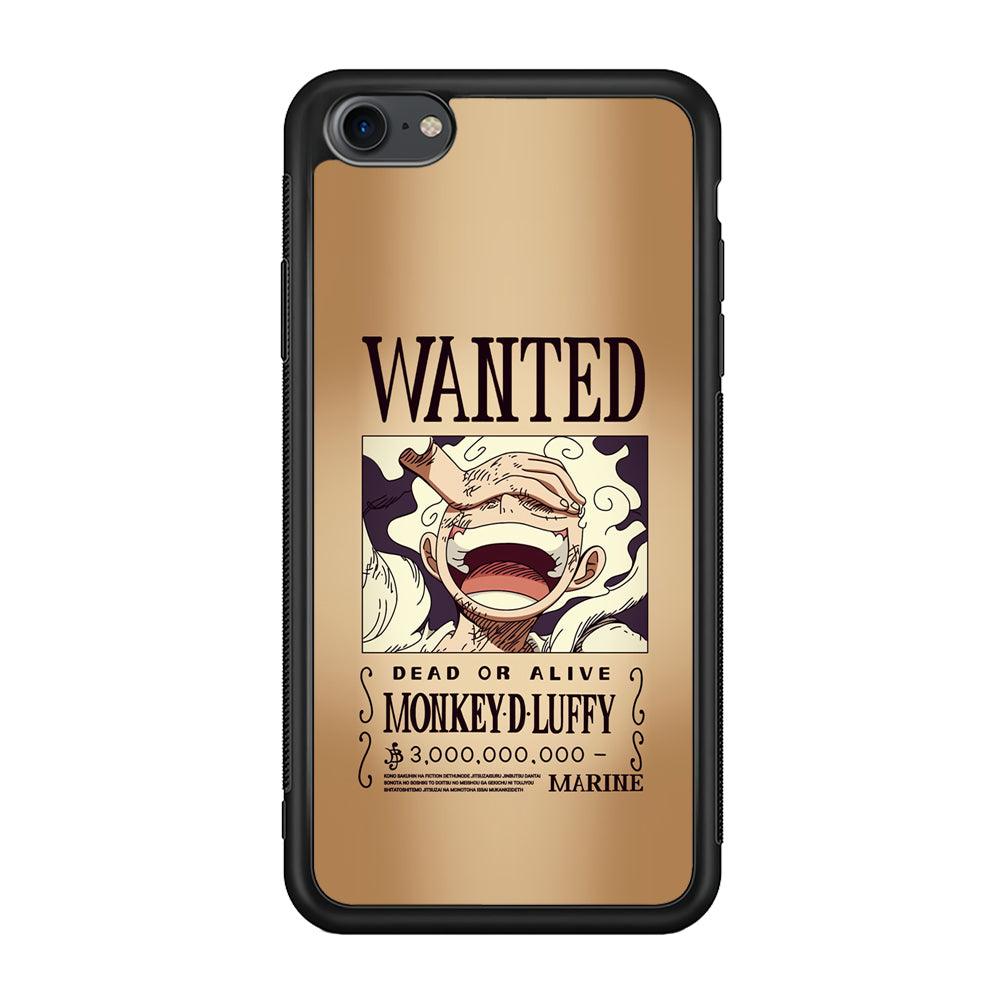 One Piece Luffy Yonkou's Bounty iPhone 8 Case-Rubber Black (2D Case)-Oxvistore