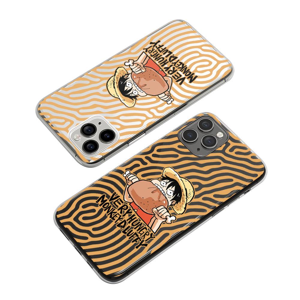 One Piece Meat for Hungry Luffy Clear Soft Case-Oxvistore