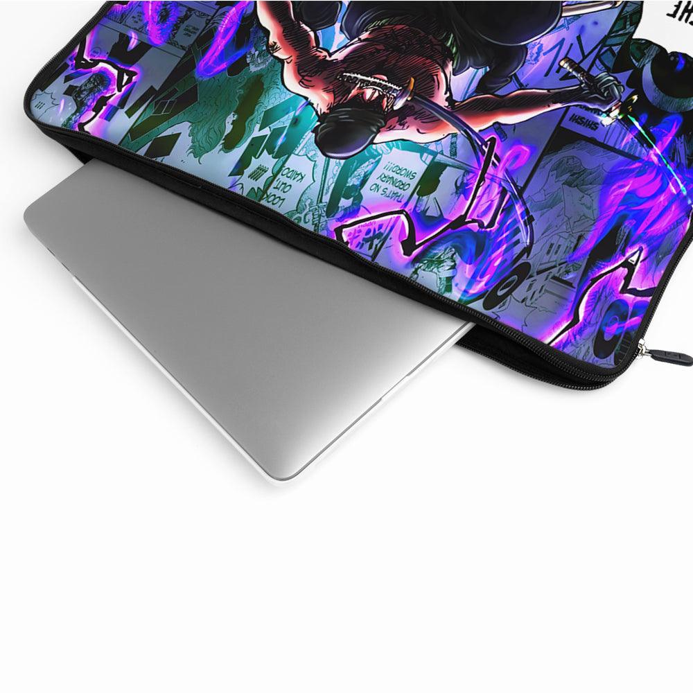 One Piece Zoro Comic Laptop Sleeve Protective Cover-Oxvistore
