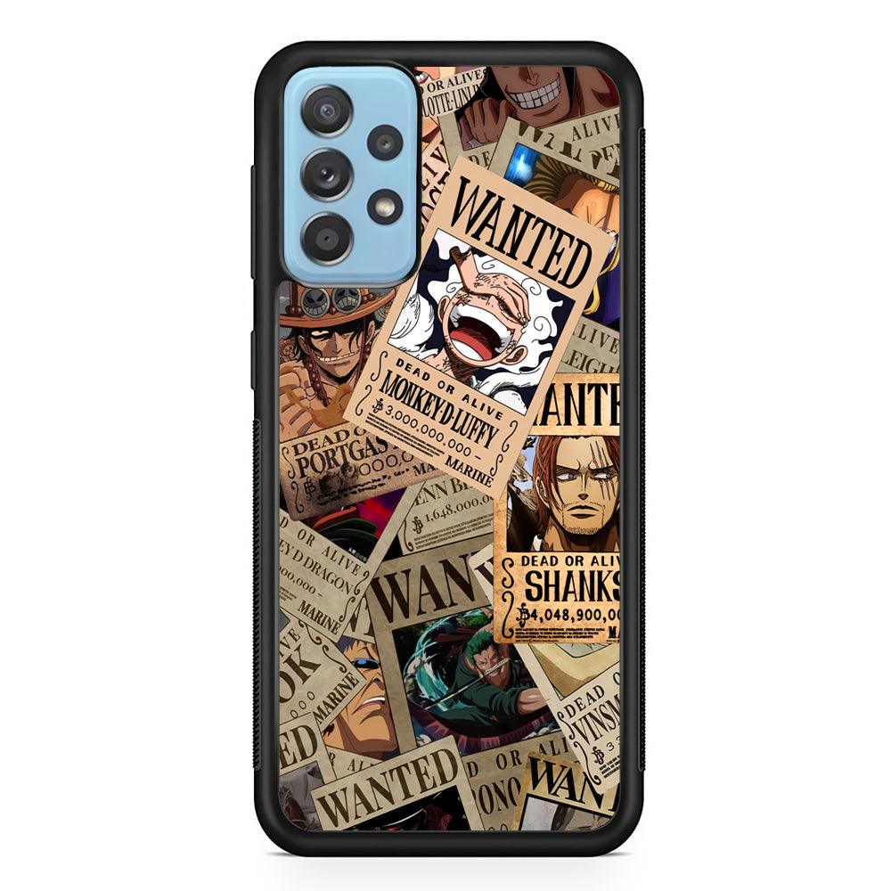 One Piece a New Era has Come Samsung Galaxy A52 Case-Rubber Black (2D Case)-Oxvistore