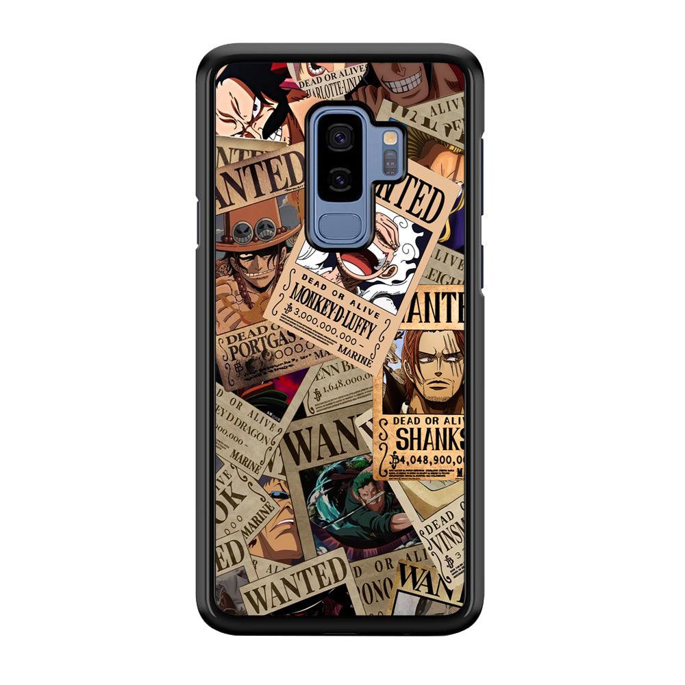 One Piece a New Era has Come Samsung Galaxy S9 Plus Case-Rubber Black (2D Case)-Oxvistore