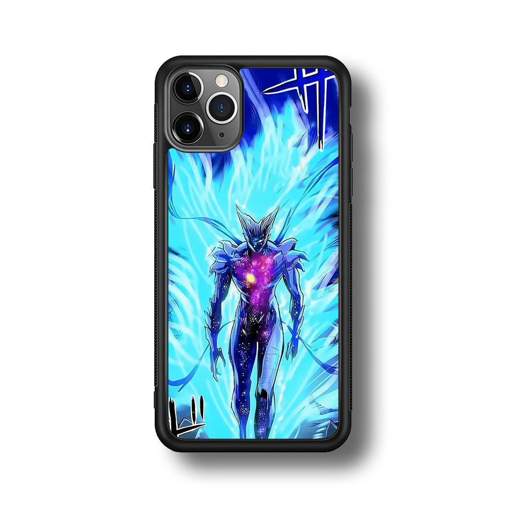 One Punch Man Cosmic Garou Show iPhone 11 Pro Max Case-Rubber Black (2D Case)-Oxvistore