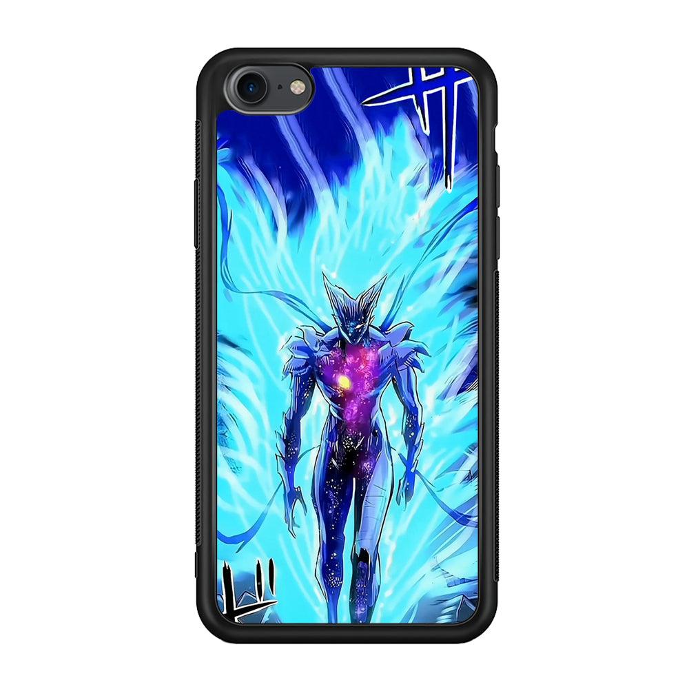 One Punch Man Cosmic Garou Show iPhone 8 Case-Rubber Black (2D Case)-Oxvistore