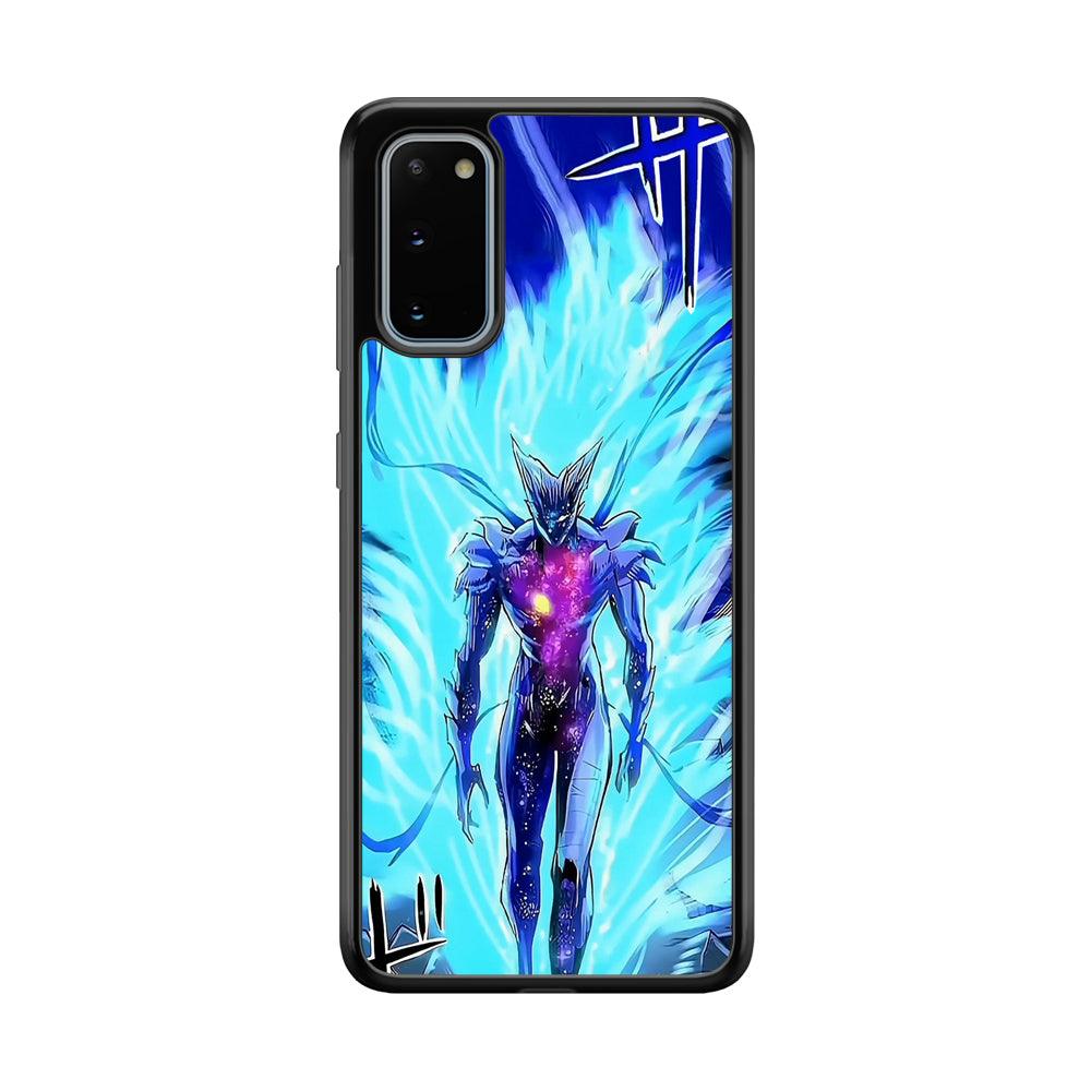 One Punch Man Cosmic Garou Show Samsung Galaxy S20 Case-Rubber Black (2D Case)-Oxvistore