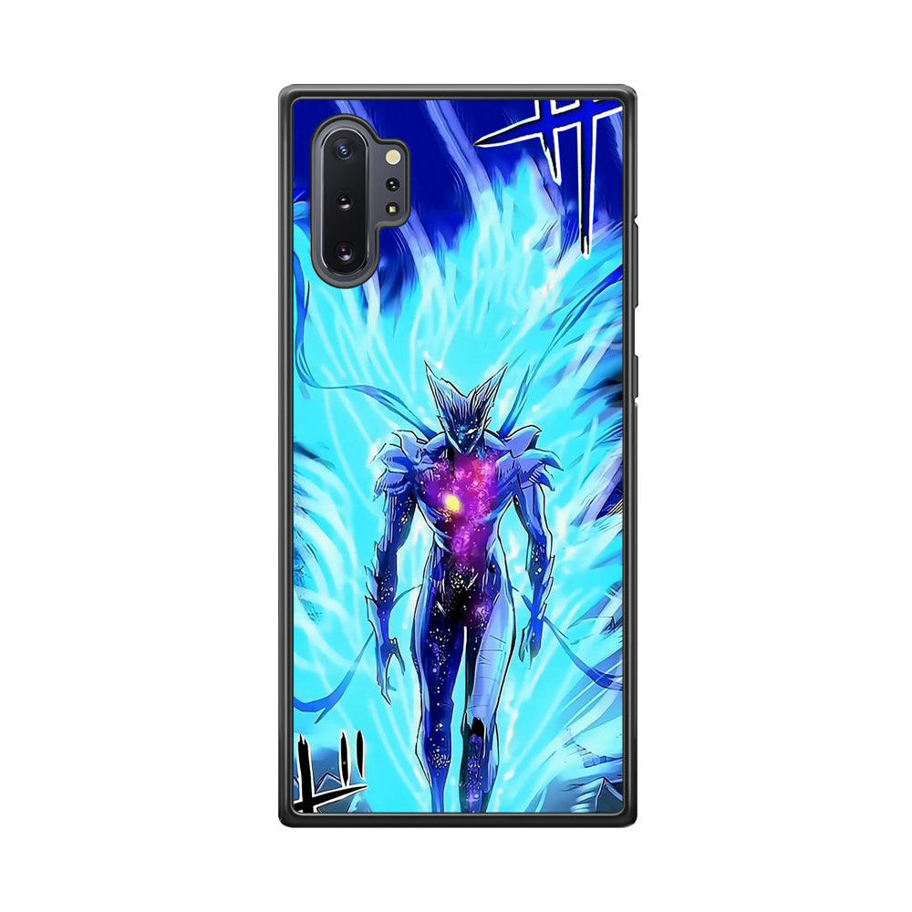 One Punch Man Cosmic Garou Show Samsung Galaxy Note 10 Plus Case-Rubber Black (2D Case)-Oxvistore