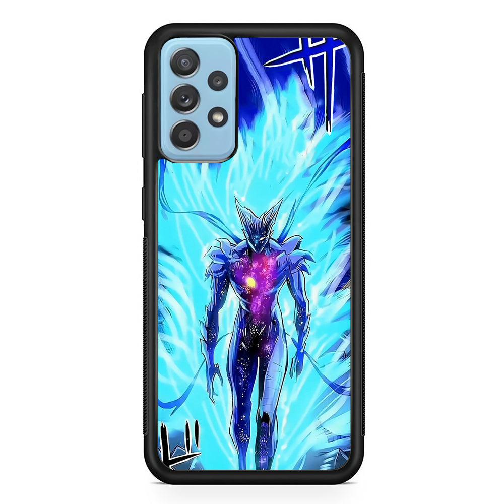 One Punch Man Cosmic Garou Show Samsung Galaxy A52 Case-Rubber Black (2D Case)-Oxvistore