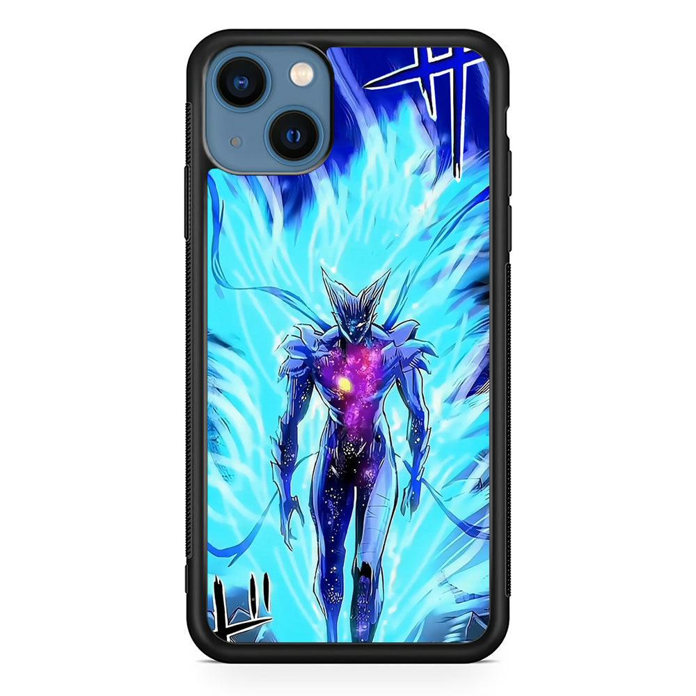 One Punch Man Cosmic Garou Show iPhone 13 Case-Rubber Black (2D Case)-Oxvistore