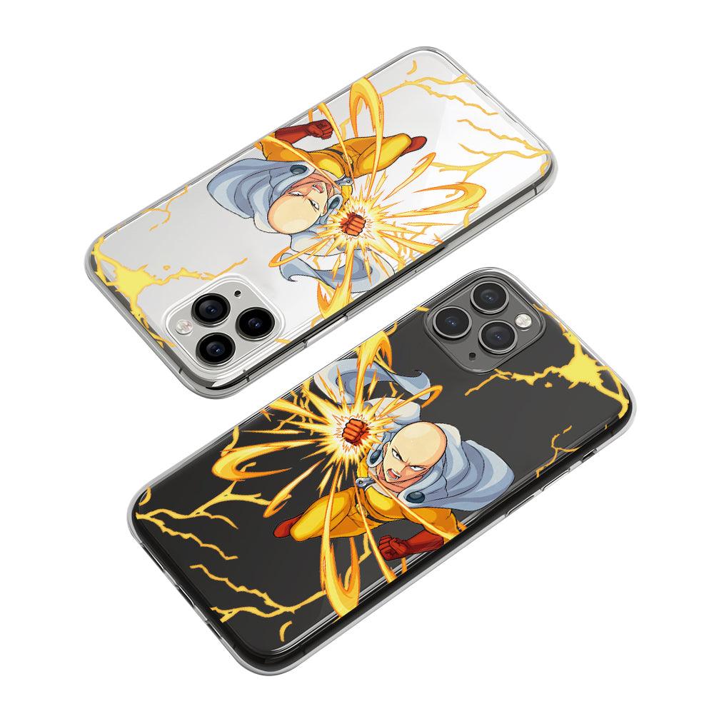 One Punch Man Serious Attack Clear Soft Case-Oxvistore