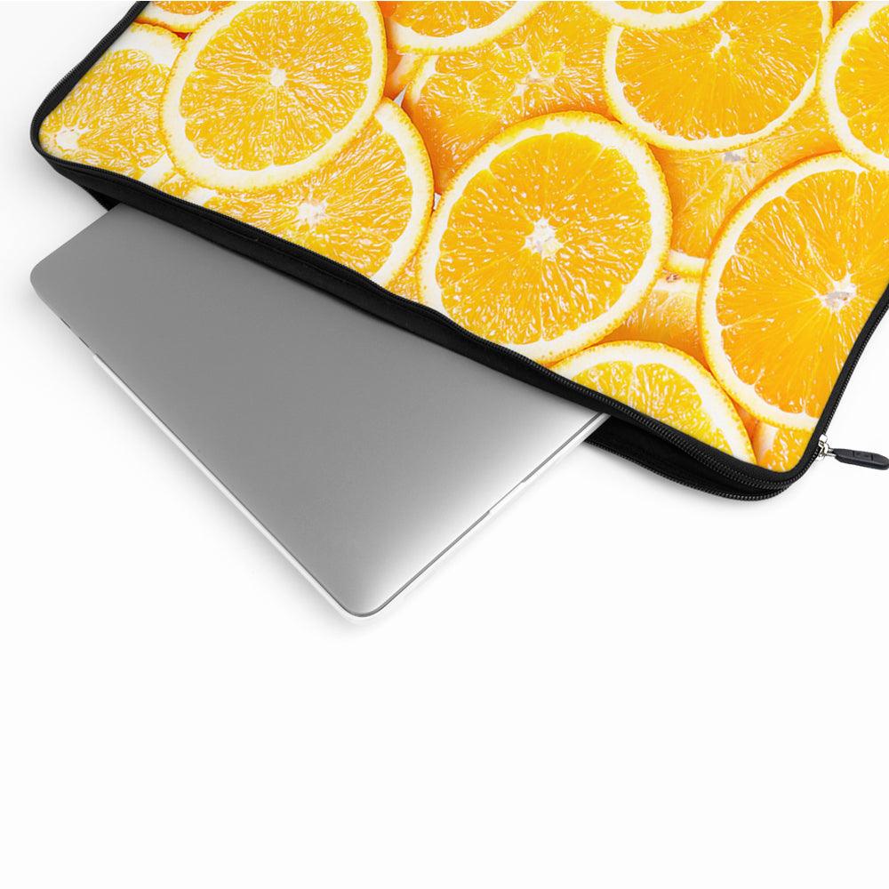Orange Slices Fruit Pattern Laptop Sleeve Protective Cover-Oxvistore