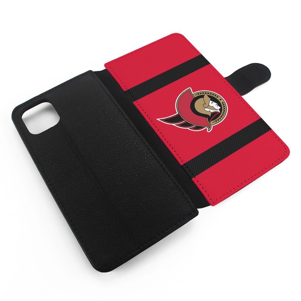 Ottawa Senators Logo Flip Wallet Phone Case-Oxvistore