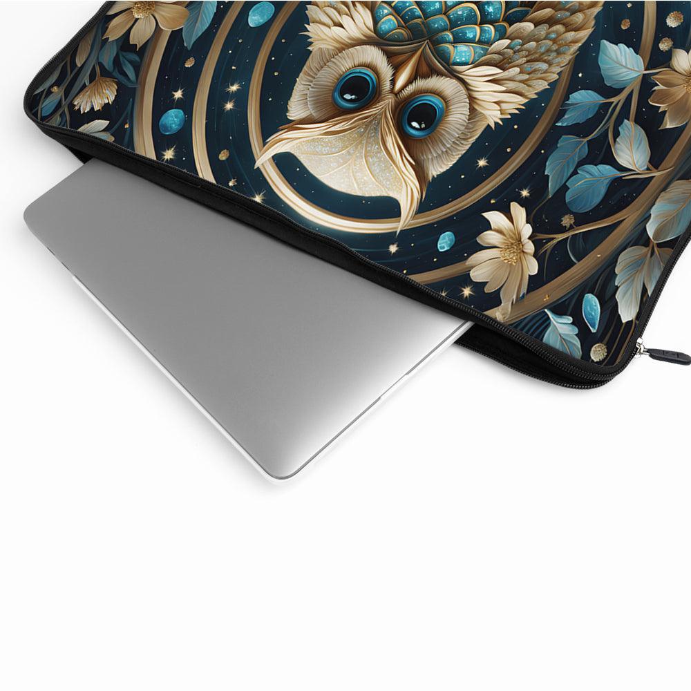 Owl Futuristic Art Laptop Sleeve Protective Cover-Oxvistore