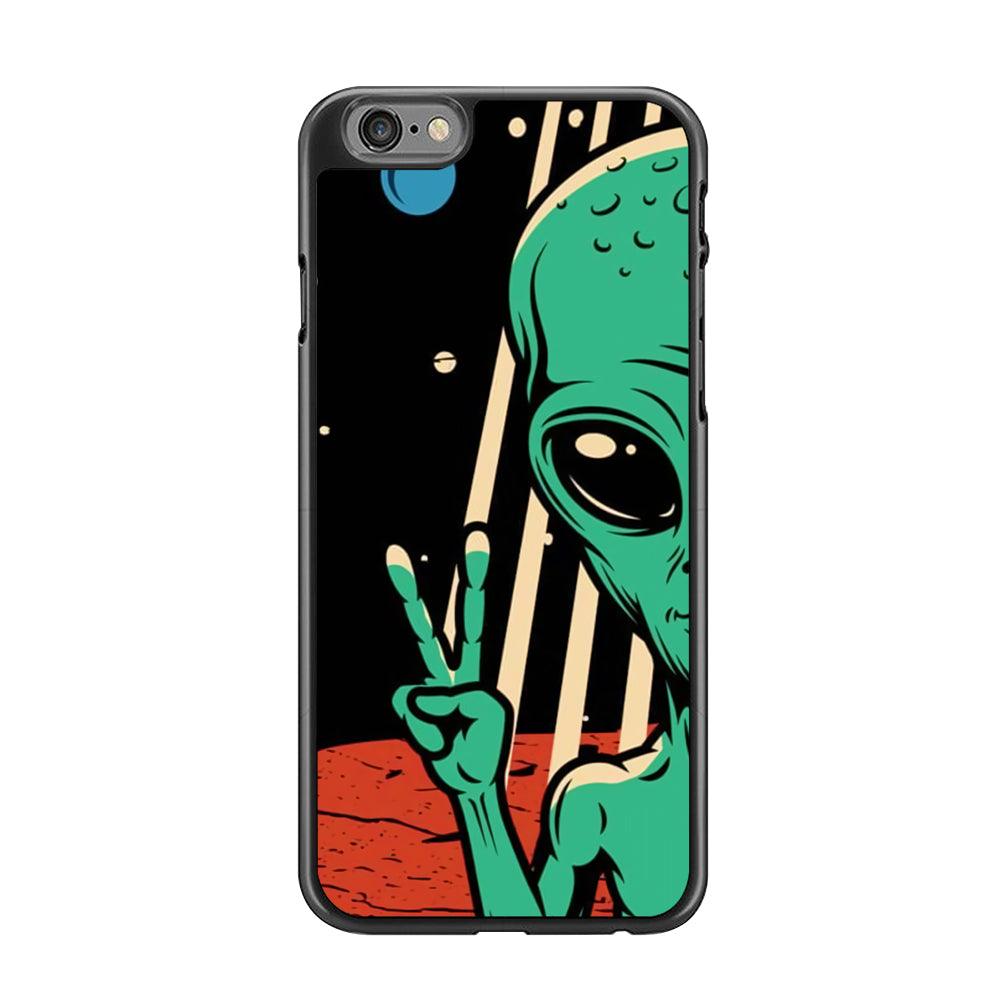 Peace from Another World iPhone 6 Plus | 6s Plus Case-Rubber Black (2D Case)-Oxvistore