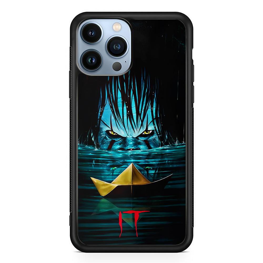 Pennywise IT Poster Art 2D Rubber Phone Case-Black-Oxvistore