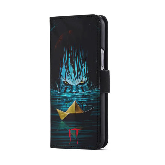 Pennywise IT Poster Art Flip Wallet Phone Case-Oxvistore