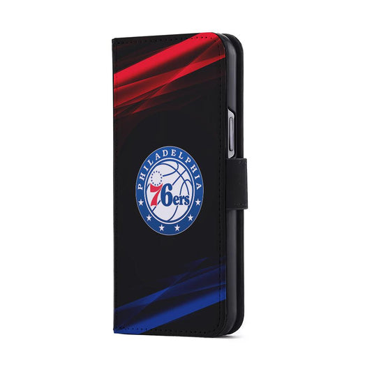 Philadelphia 76ers Logo Flip Wallet Phone Case-Oxvistore