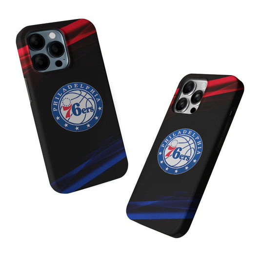 Philadelphia 76ers Logo 2 in 1 Tough Phone Case-Oxvistore