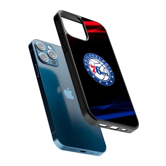Philadelphia 76ers Logo 2D Rubber Phone Case-Oxvistore