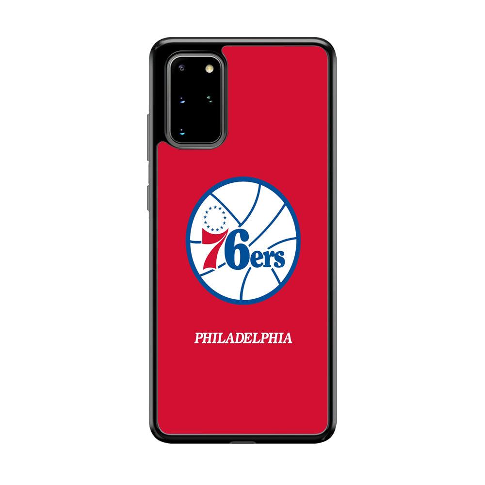 Philadelphia 76ers The Red Soul Samsung Galaxy S20 Plus Case-Rubber Black (2D Case)-Oxvistore